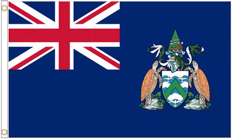 Ascension Island Flag 150 x 90cm - Custom Flag Australia