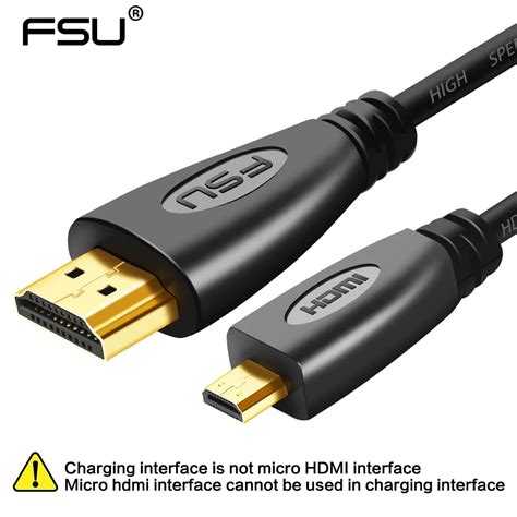 Premium version Gold Plated 3D 1080P hdmi to micro hdmi D type male to hdmi male cable for ...