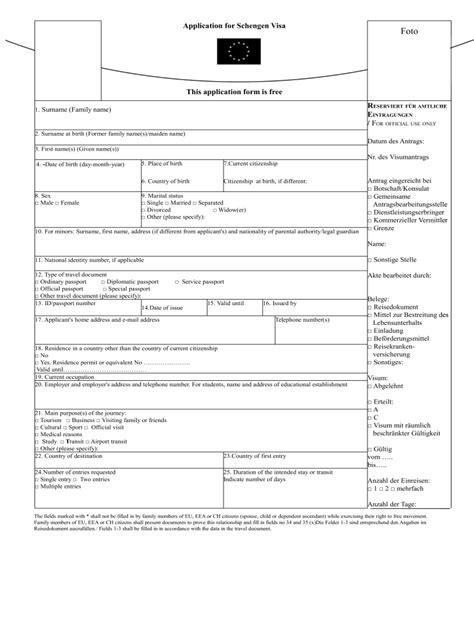 Poland Visa Application Form Pdf 2020 2021 Fill And Sign Printable | Images and Photos finder