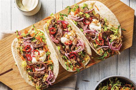 Korean Beef Tacos with Pickled Onions Recipe | HelloFresh