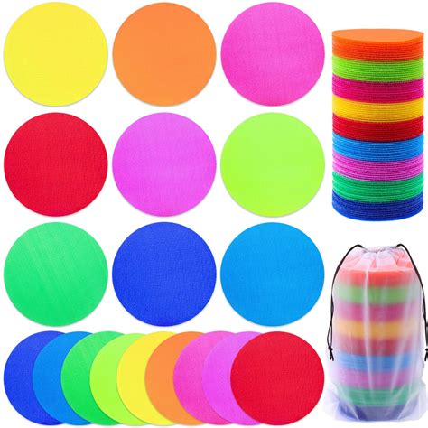 Buy 90 Pcs Carpet Markers Floor Dots, Shynek Carpet Dots for Classroom Carpet Markers for ...