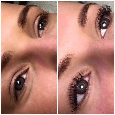 Vippeextensions Lash extensions before and after #EyeLashesFalse # ...