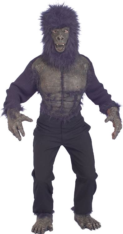 Wild Gorilla Man Adult Costume - In Stock : About Costume Shop