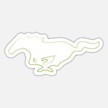 Mustang-horse Stickers | Unique Designs | Spreadshirt