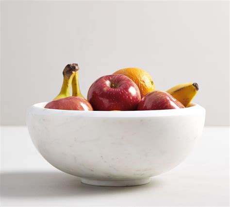 White Marble Fruit Bowl | Pottery Barn AU