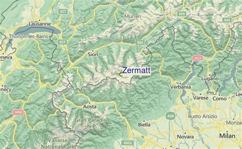 Where Is Zermatt Switzerland On A Map