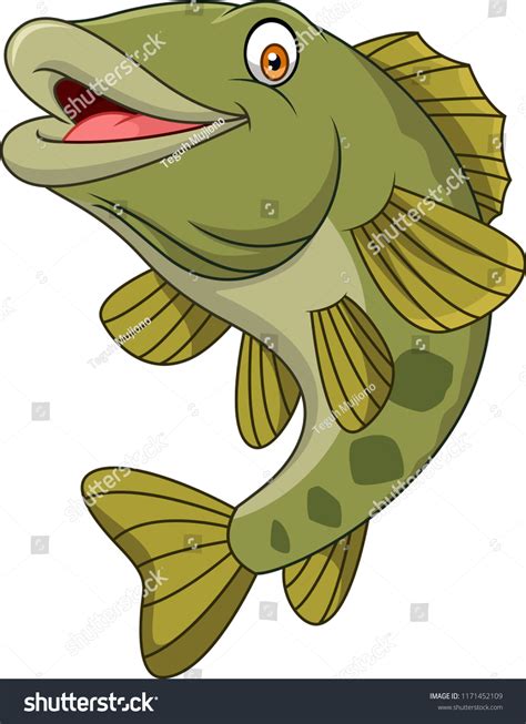 Funny Bass Fish Cartoon: Over 479 Royalty-Free Licensable Stock ...