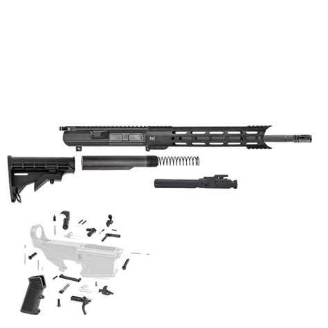 AR-10/LR-308-Rifle-Kit-BCG-Upper-Lower-Part-Kit-12-Hybrid-M-Lok-HG ...