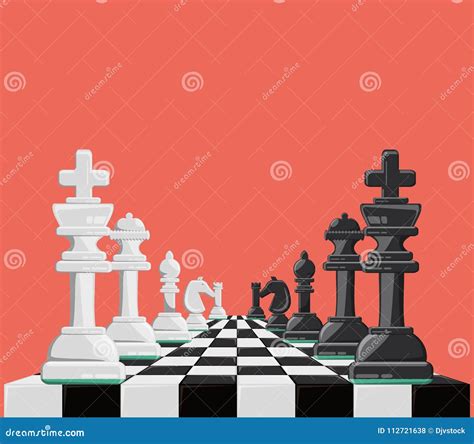 Chess game design stock vector. Illustration of pawn - 112721638