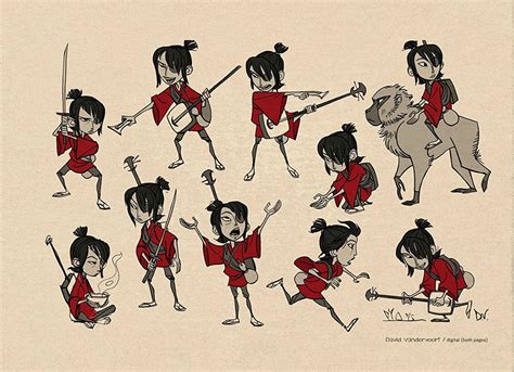 Art of Kubo and the Two Strings | Character design sketches, Character ...