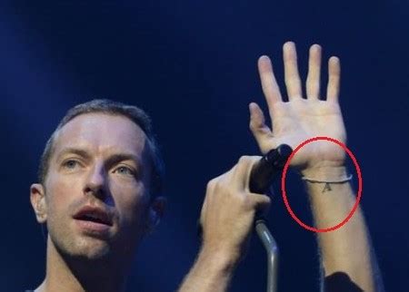 Chris Martin Tattoos - Get all the Details of Chris Martin's Tattoos and their Meaning | Glamour ...