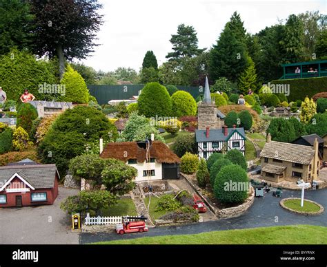 Bekonscot Model Village in miniature Beaconsfield, Buckinghamshire England Britain UK. The ...