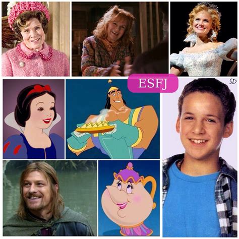 ESFJ Characters: Examples of the ESFJ Personality Type