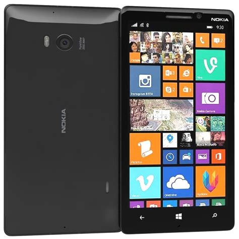 NOKIA LUMIA 930 32gb 2gb 20 MP Camera Unlocked Black Windows 10 LTE Smartphone | eBay