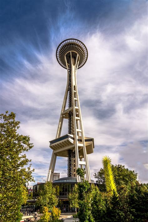 Seattle Space Needle Vector at GetDrawings | Free download