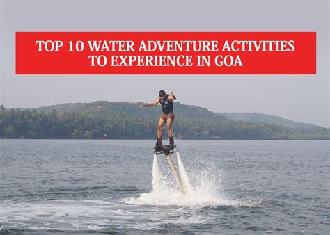 Top 10 Water Adventure Activities In Goa | Water Sports Goa