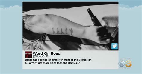 Drake Gets Beatles Tattoo After Breaking Record - CBS Philadelphia