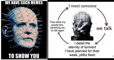 Funniest Pinhead (the Hell Priest and Lead Cenobite) Memes to Celebrate the Pain Hulu's ...