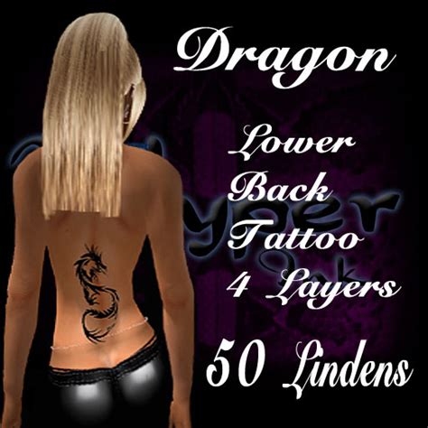 Second Life Marketplace - Dragon Tattoo Lower Back