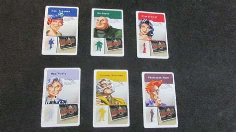 Clue Board Game Characters