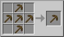 Better Wooden Pickaxe | How to craft better wooden pickaxe in Minecraft | Minecraft Wiki