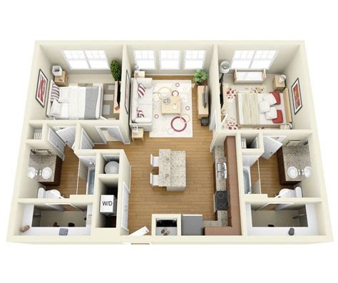 Cleveland State University Housing Floor Plans | House floor design ...