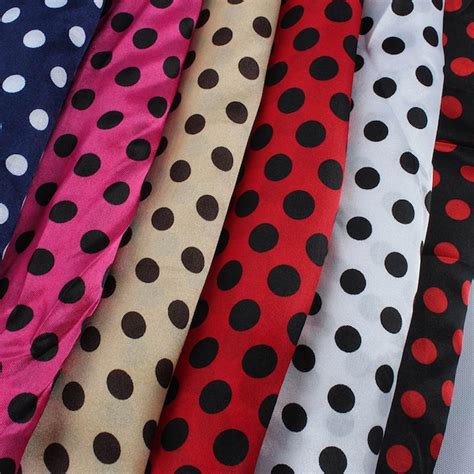 Polka Dot Silk Fabric - Etsy