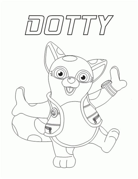 Printable Special Agent Oso Coloring Page - Free Printable Coloring Pages for Kids