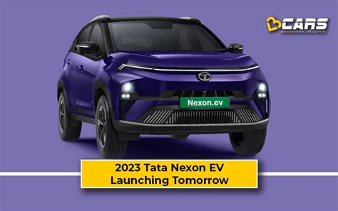 2023 Tata Nexon EV Launching Tomorrow - V3Cars