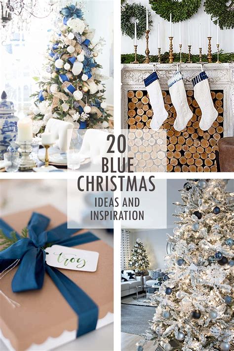 A Blue Christmas Ideas and Inspiration - Tidbits