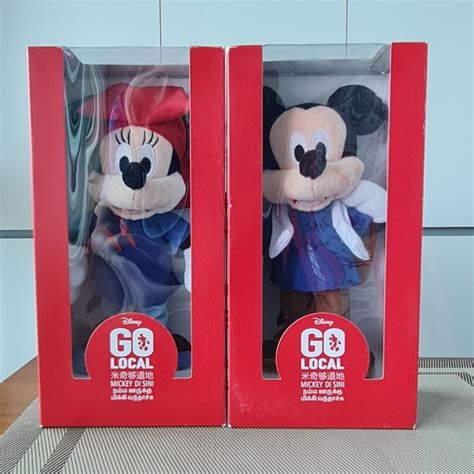 Mickey and Minnie Plushie, Hobbies & Toys, Toys & Games on Carousell