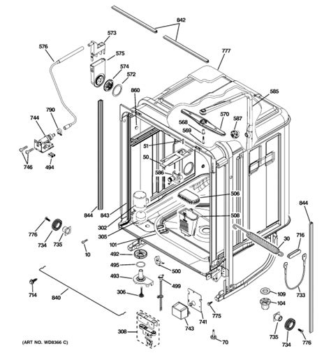 Ge Profile Dishwasher Parts Schematic | Reviewmotors.co