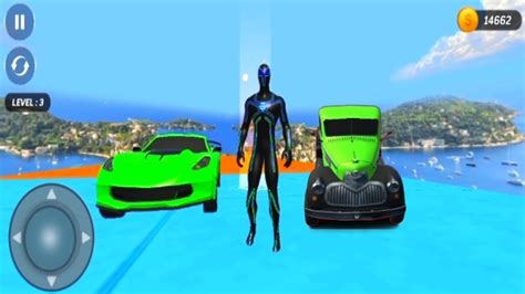 CAR STUNT SUPER HERO #1 - GT CAR STUNT 3D - ANDROID GAMEPLAY - YouTube