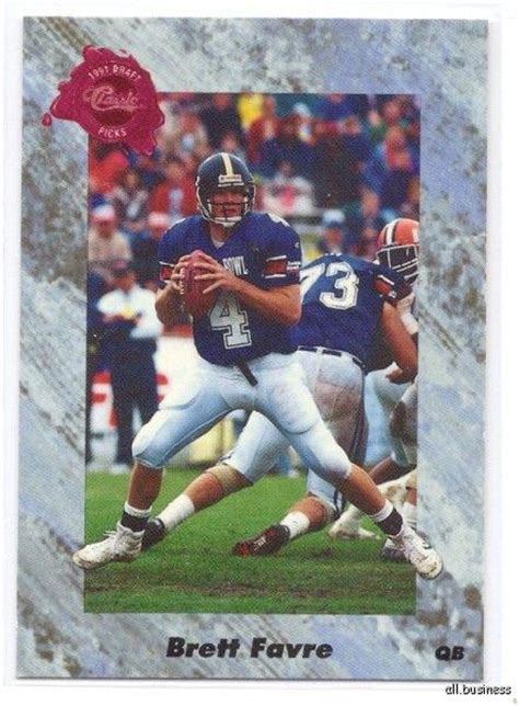 1991 Classic Draft #129 Brett Favre card | eBay