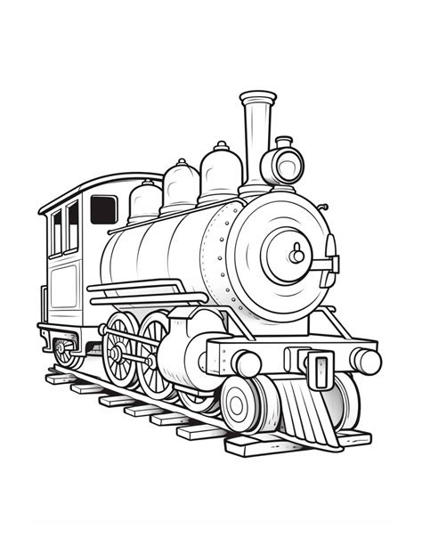 20 Free Printable Train Coloring Pages with PDF Download | Skip To My Lou