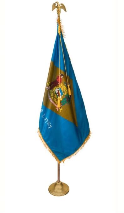 Delaware flag, pole, & stand set – Delaware Beach Rental Needs, Party Rentals, Wedding Rentals ...