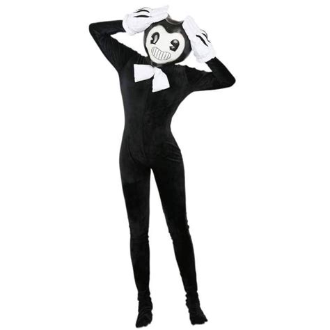 【For Exhibition ONLY】Xcoser Bendy Costume Outfit for Bendy and the Ink ...