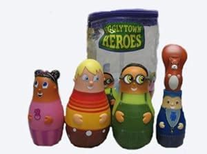 Playhouse Disney Higglytown Heroes Bath Toy Set Eubie Twinkle Wayne Fran and Kip