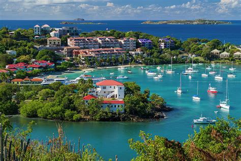 Us Virgin Islands, St John Cruz Bay Photograph by Walter Bibikow - Pixels