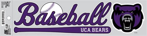 The UCA Bookstore: 3"x11" UCA Baseball Decal