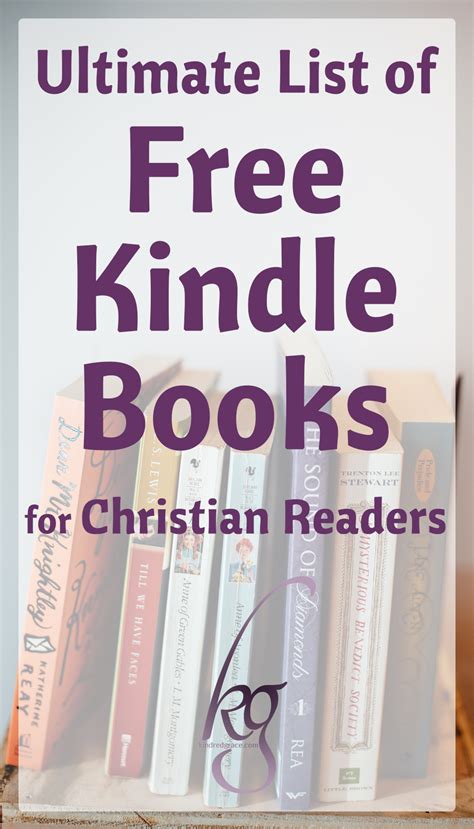 Ultimate List of Free Kindle Books for Christian Readers - Kindred Grace