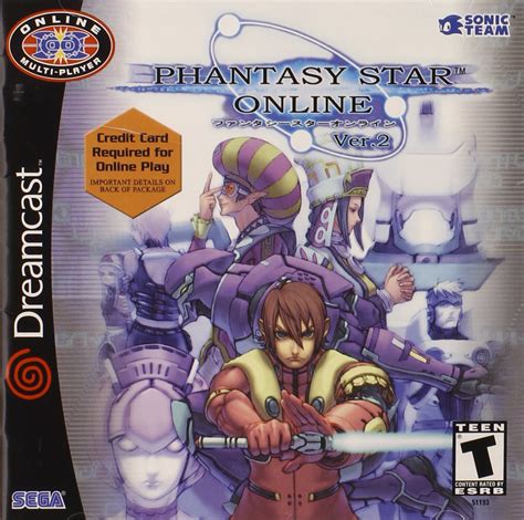 Amazon.com: Phantasy Star Online Version 2 - Sega Dreamcast : Sega ...