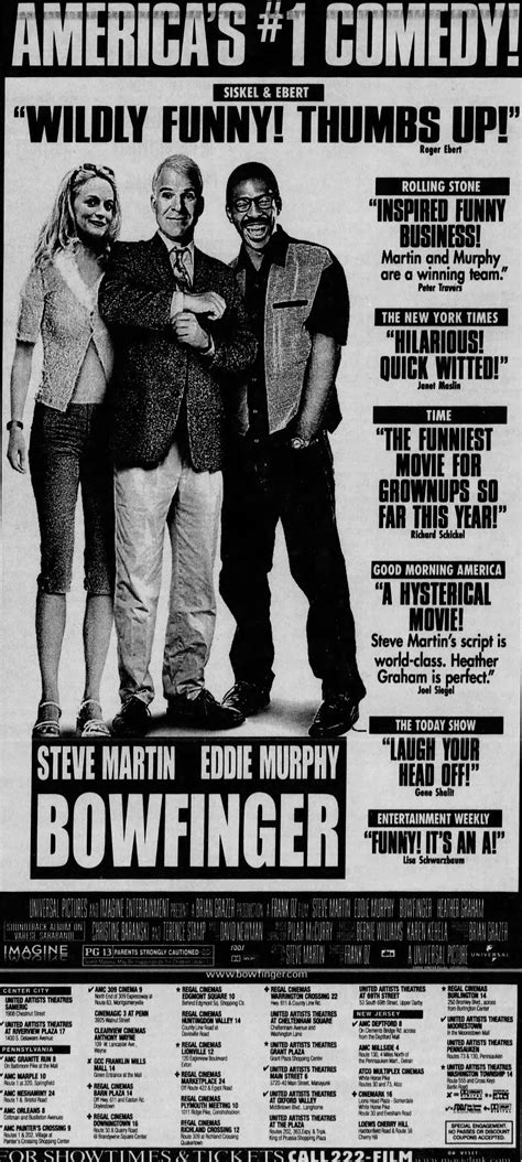 Bowfinger (1999) | Funny movies, Philadelphia inquirer, Steve martin