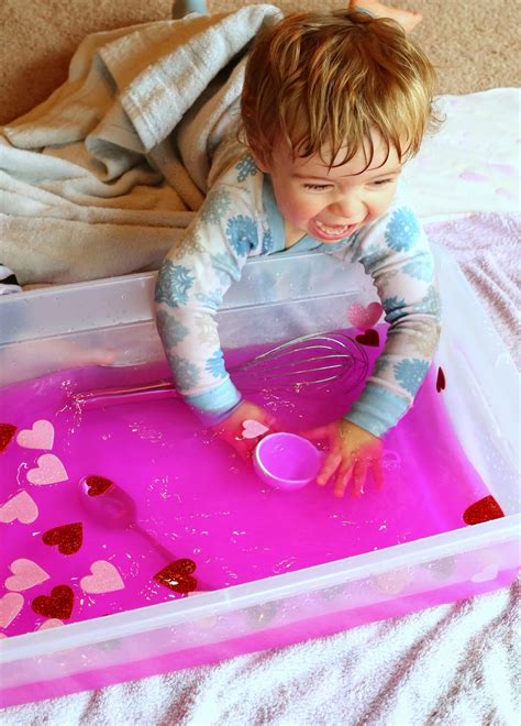 Toddler Sensory Play: Valentine's Day Soup