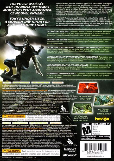 Ninja Blade (2009) Xbox 360 box cover art - MobyGames