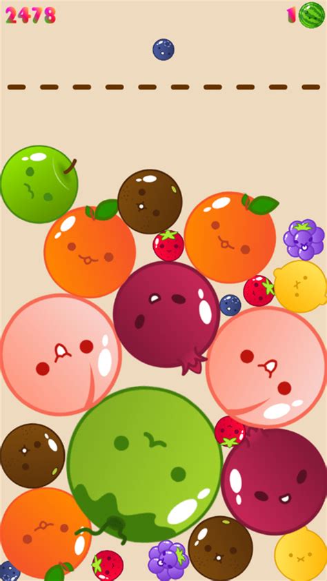 🕹️ Play Merge Fruit Game: Free Online Fruit Merging Video Game for Kids & Adults