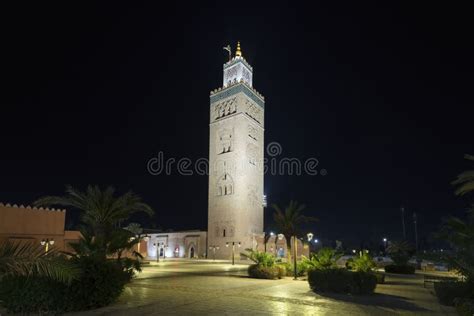 View of the Famous Koutoubia Mosque at Night Stock Photo - Image of night, islam: 266669372