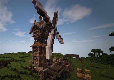 Medieval windmill Minecraft Map