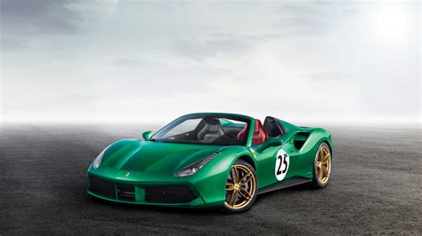 2017 Ferrari 488 Spider The Green Jewel 4K Wallpaper | HD Car Wallpapers | ID #8804