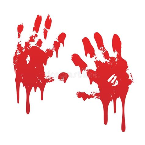 Blood Splatter Handprint